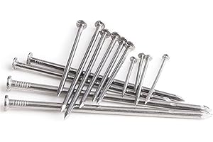 BLAZINGSTAR Metal Cement Wood Sliding Nails for Wood Furniture, 50mm 2" Length, Common Nails Hanging Nails Picture Hanging Nails 2in 50mm 50pcs Nails