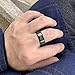 iTungsten 6mm 8mm Black Tungsten Carbide Rings for Men Women Wedding Bands Celtic Dragon Purple/Green/Red Carbon Fiber Inlay Beveled Edges Polished Comfort Fit