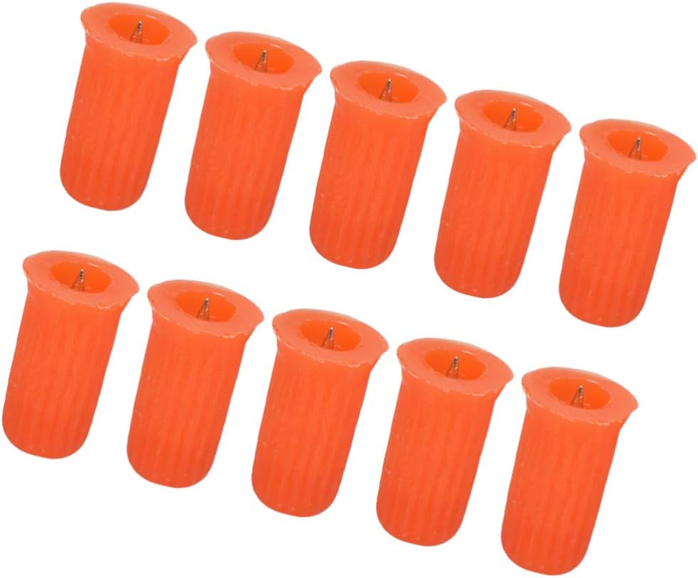 FRCOLOR 100pcs Glue Bottle Plugs Portable Plastic Blocking Needles Glue Bottle Pins Eyelash Extensions Tools for Home Beauty Shop Salon