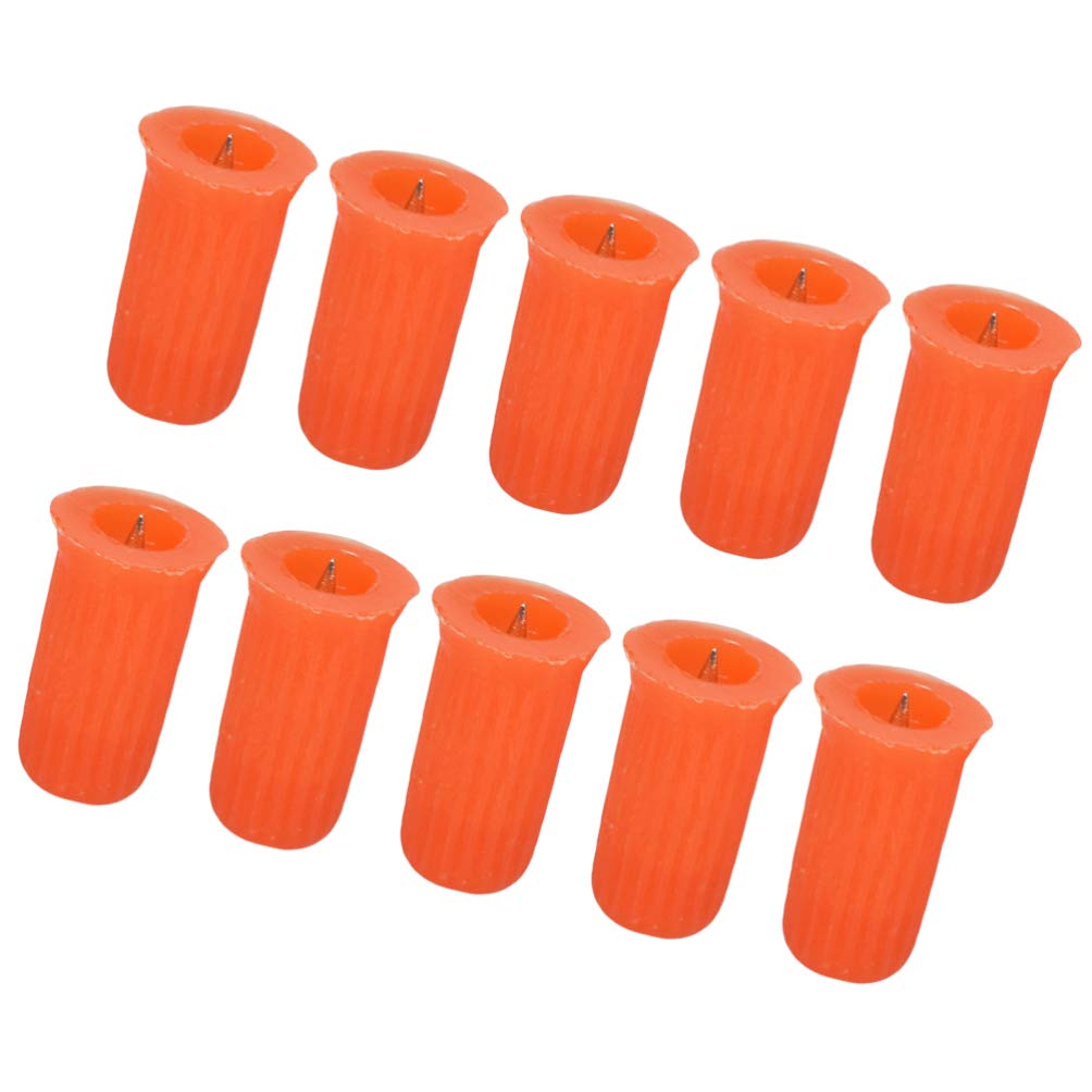 FRCOLOR 100pcs Glue Bottle Plugs Portable Plastic Blocking Needles Glue Bottle Pins Eyelash Extensions Tools for Home Beauty Shop Salon