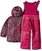 Columbia Kid's Frosty Slope Set Outerwear, Deep Blush Snow Splatter, 3T