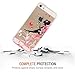iPhone 5 5S Case, JAHOLAN Amusing Whimsical Design Clear Bumper TPU Soft Case Rubber Silicone Cover for iPhone 5/5S/SE - Flower Fairy