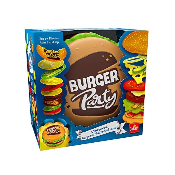Goliath-Games-Burger-Party-Simple-and-Fast-Paced-Fun-Family-Game-for-Kids-Aged-6-Multi-Colour Goliath Games Burger Party, Simple and Fast-Paced Fun Family Game for Kids Aged 6+, Multi-Colour