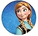 Frozen Elsa Anna Edible Image Photo Cake Topper Sheet Birthday Party - 8 Inches Round - 77854