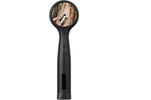 Hilitand Kids Microscope, 500X Magnification Handheld Digital Microscope with 1.8 Inch IPS Screen and 8 LED Lights, for Child