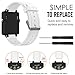 Band for Garmin Vivoactive, Soft Silicone Wristband Replacement Watch Band for Garmin Vivoactive Sports Watch