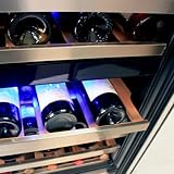Edgestar 46 Bottle + 148 Can Side-by-Side Wine & Beverage Cooler Center