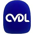 Customized Flocking Microphone Sponge Printing Logo Covers Mic Windscreen Foam Windshield For RODE VIDEOMIC GO II (Blue)