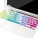 MOSISO Protective Pattern Keyboard Cover Skin Compatible with MacBook Air 11 inch (Models: A1370 & A1465), Blue & Pink