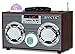 Sykik SP2021BT Bluetooth Boom Box with SD/MMC/USB, FM Radio, Disco Light, Built-in Rechargeable Battery & Remote Control
