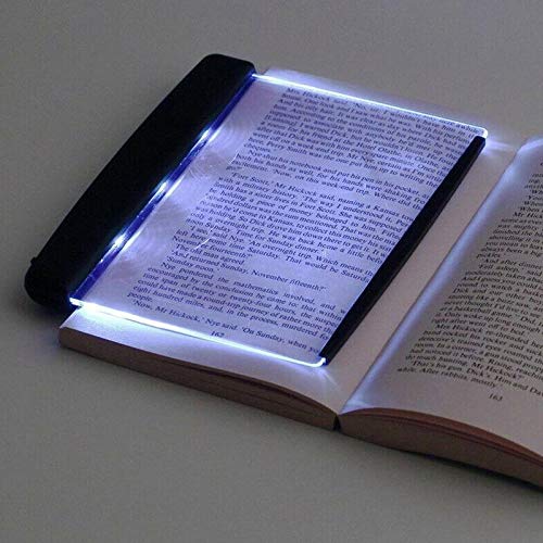Wendry LED Pocket Book Light, LED Reading Light with Detachable Page Clip, Eye Protection Book Night Light for Night Reading