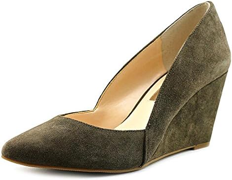 Inc International Concepts Womens Zarie Leather Pointed Toe Wedge Pumps