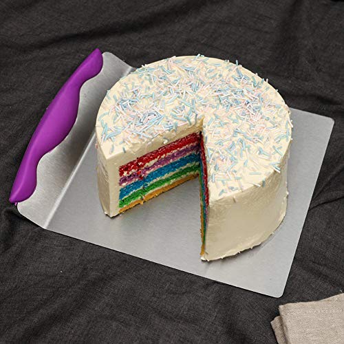 Cake Lifter, Pizza Paddle RVS Cake Safe Lifter Transfer Schop Pizza Peel voor Bakken, 24,4 x 20,3 cm - Afbeelding 4