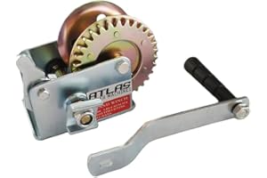 South Bend Components Atlas Power Machines Boat/Trailer Hand Winch, 600-lb Without Cable