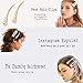 Pearls Hair Clips for Women Girls Lady,Pearl Hair Barrettes,Elegant Hairpins Hair Accessory for Birthday Wedding(2pcs)