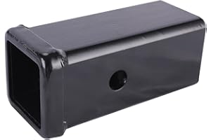 Angcosy Hitch Adapter - 2-1/2" to 2" Hitch Reducer Sleeve, Premium Carbon Steel Construction, 6-Inch Length