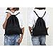 Double Sturdy Drawstring Bag With Pockets Waterproof Sports Large Backpack