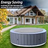 SHATCHI Energy Saving Inflatable Spa Cover for 4 Person Round Spas up to 140cm view 3