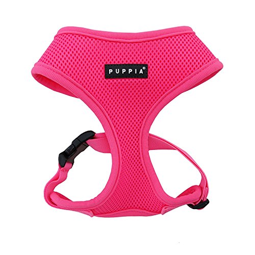 Puppia Neon Dog Harness Over-The-Head No Choke No Pull Walking Training for Sma…