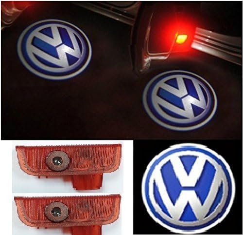 12VO Auto Car door lighting door light for VW Touareg CC Sharan Scirocco Magotan Golf Sagitar Passat Tiguan Eos (2PCS)