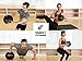 Day 1 Fitness Weighted Slam Ball, No Bounce Medicine Ball - Gym Equipment Accessories for High Intensity Exercise, Functional Strength Training, Cardio, Crossfit, and Plyometrics - 40 Lbs