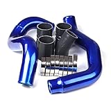 Turbo Intercooler Pipe Kit CAC Tubes and Boot Kit for 2003-2007 Ford 6.0 Powerstroke Diesel 6.0L F250 F350 F450 F550