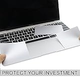 All-inside 13inch Palm Rest Cover with Trackpad Protector Sticker Skin Silver for MacBook Pro 13.3