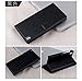 Lenovo S850 Case, Silk Flip Leather Folio Case for Lenovo S850 S850T Wallet Pouch Skin Cover Phone Shell With Stand Function And Card Slot (Black)