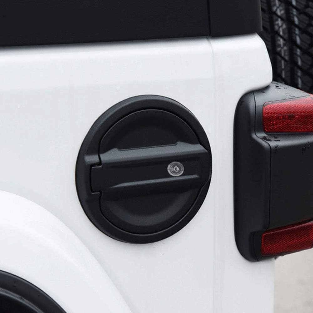OKLEAD Jeep JL Locking Gas Cap Fuel Tank Cover Door for 20182020 Jeep