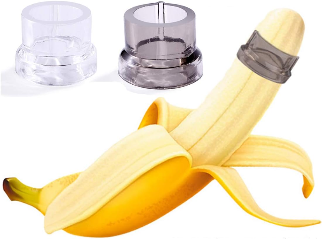 D???? Flexible Lock Fine Silicone Banana????s?, 2 Pcs, Color Random