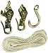 Klein Tools H1802-30 Block and Tackle with Blocks 267 and 268 and Anchor Hook 258