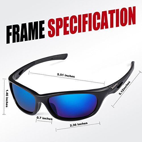 image for Duduma Polarized Sports Sunglasses for Baseball Running Cycling Fishin