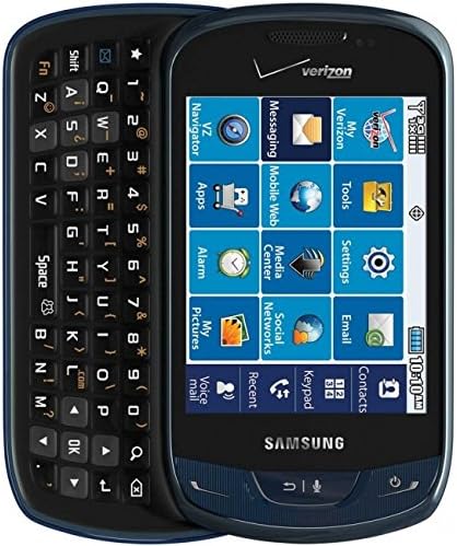 Amazon Com Samsung Brightside Blue Verizon Cell Phone Ready For
