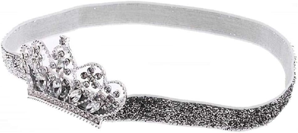 Newborn Princess Crown - Baby Girl Crown - Hair - Elegant - Silver baptismal - Christmas and Birthday Gift idea