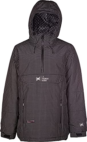 L1 Premium Goods Herren Aftershock JKT Schneeanzug, Black Check, L