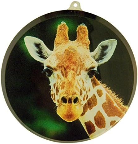 Acrylic Giraffe Wildlife Suncatcher Window Ornament, 3 1/2 Inch