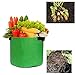 HONGVILLE 5-Pack Grow Bags/Aeration Fabric Pots w/Handles (7-Gallons, All Green)thumb 4