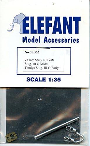 Elefant 1:35 75mm StuK 40 L/48 Gun Barrel for StuG III G Mid Tamiya Early 35.363