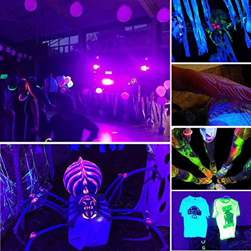 image for UV Black Light, Exulight 9Ledsx3W Ultra Violet LED Bar Grow in The Dar