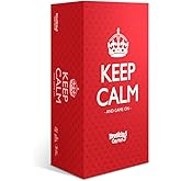 Breaking Games Keep Calm Adult Party Card Game for 3-8 Players | Adult Party Game, Funny Group Game, Social Gathering Activity, Friends Game Night, Conversation Game