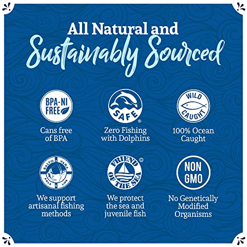 Santo Amaro Artisanal Wild Tuna Fish in Spring Water, Pole & Line