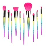 Party Queen Makeup Brushes 10 Pieces Make Up Set Foundation Powder Eyebrow Concealer Eyeshadow Cosmetic Brush Tool