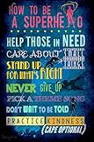 How to be a Superhero Instructional Art Poster