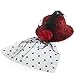 Feather Accent Rose Brim Textured Red Mini Top Fascinators Hat Hair Clip for Women