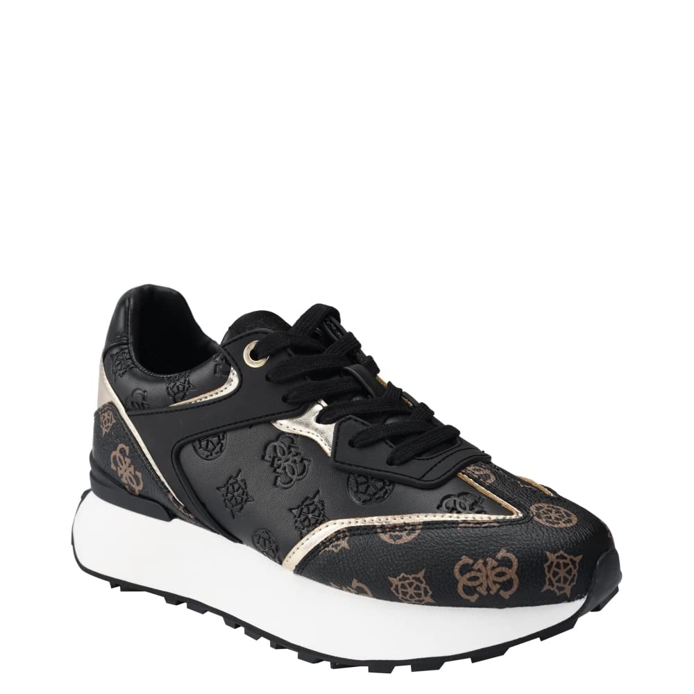 Guess Women's Luchia Sneaker, Black Multi, 11 Image
