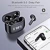 Wireless Earbuds, Bluetooth 5.1 Earphones with LED Display, IPX7 Waterproof in Ear Wireless Earphones, 40H Playtime…