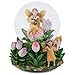 Elanze Designs Pixie Dust Fairies 100MM Sturdy Wind Up Music Glitter Water Snow Globe Tabletop Dresser Nightstand Figurine Decoration Plays Tune You are My Sunshine