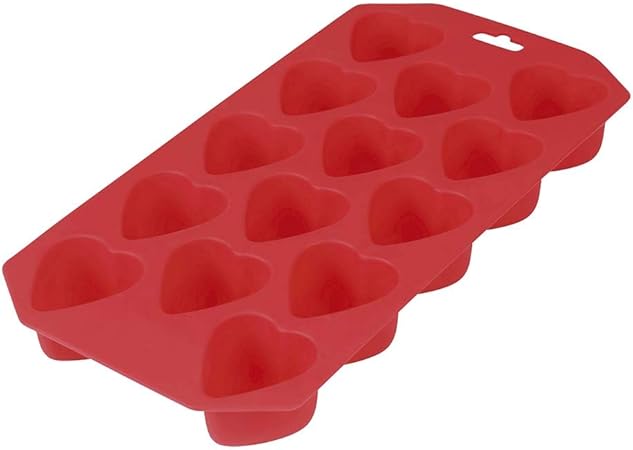 Forma Silicone Para Gelo Ice Coração Mor 