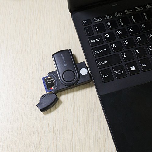 Zoweetek USB 3.0 SD Memory Card Reader with 4Slots (Dual SD Ports