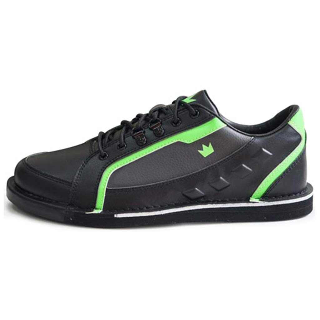 Brunswick Mens Punisher Bowling Shoes Left Hand Black/Neon Green Sports
